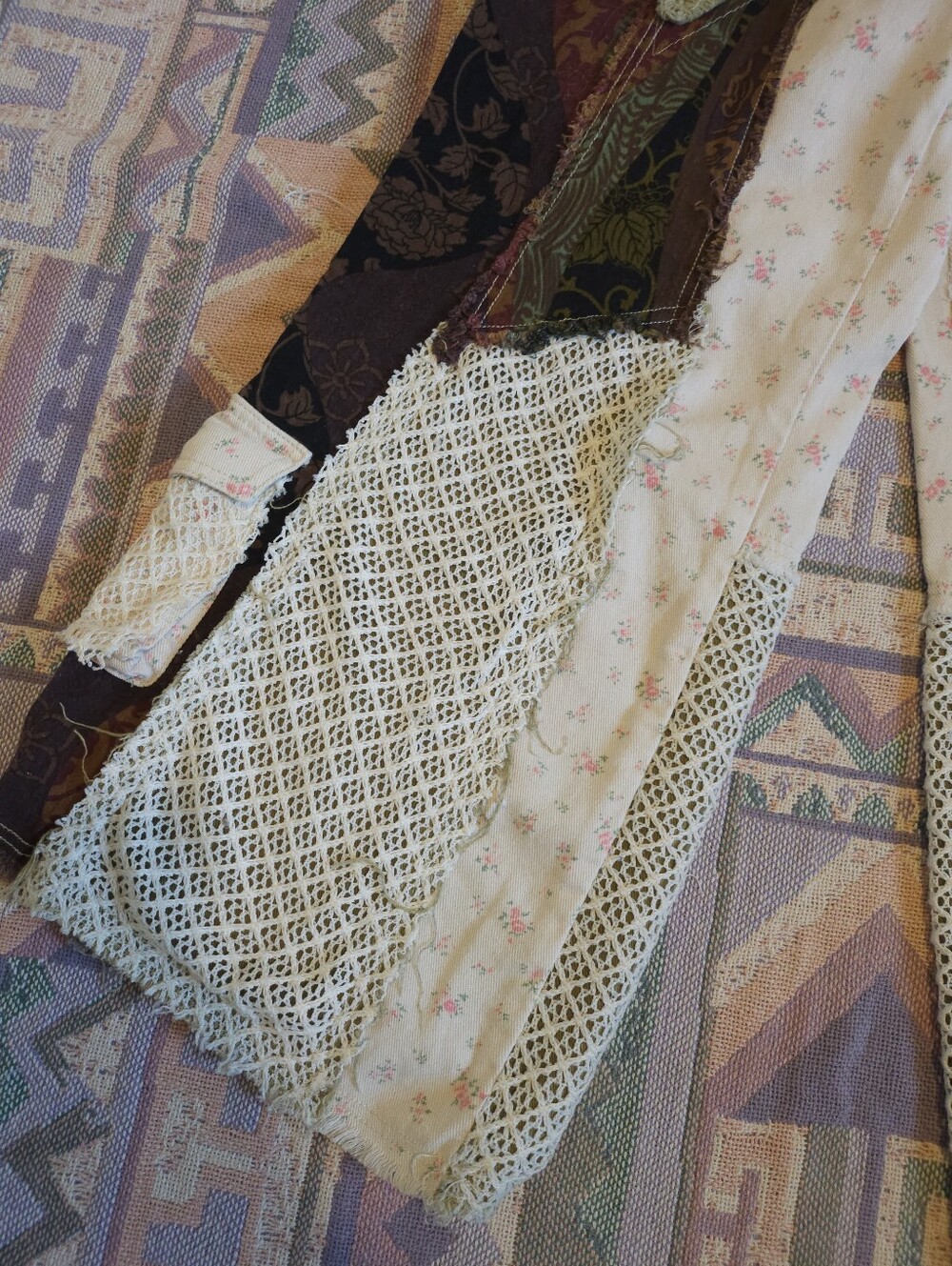 POL Patchwork Pants Size Large - Picture 6 of 12